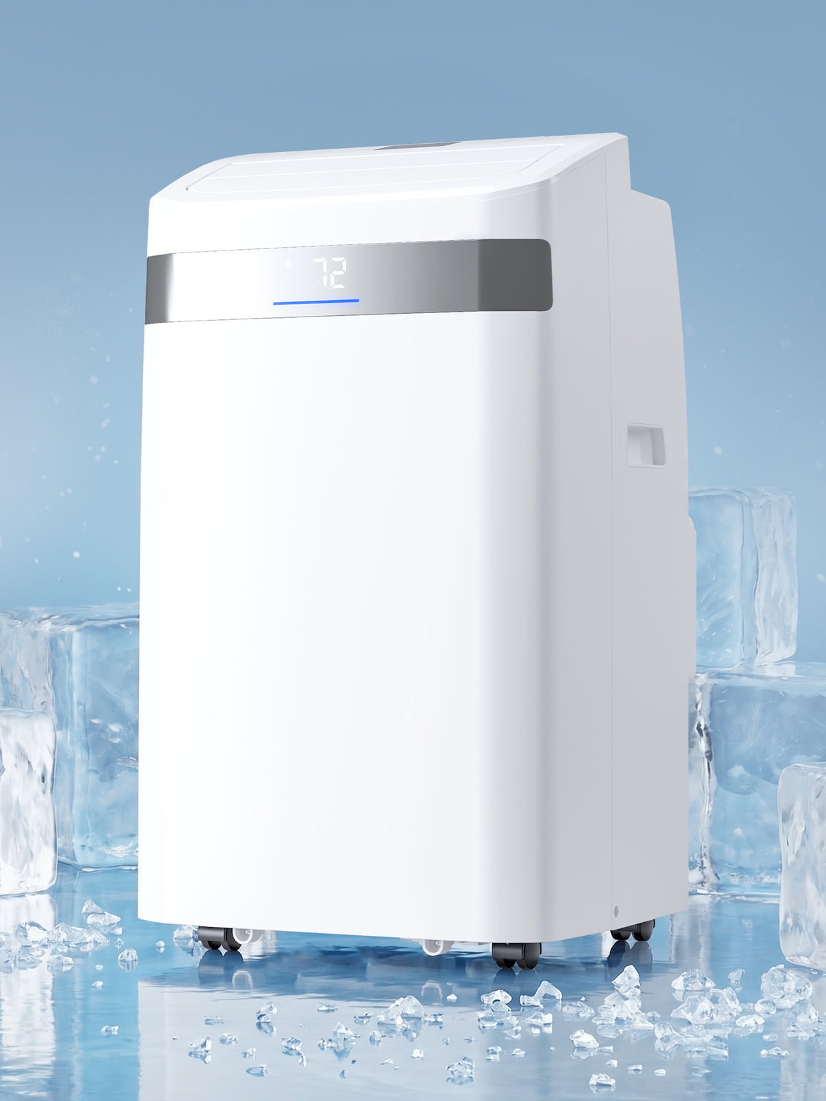 Kinetheme 14000 BTU Portable Air Conditioner, 4-in-1 Cools 700 Sq.Ft, Quiet AC with Fan, Dehumidifier & Sleep, LED Display, Remote, 24H Timer, Window Kit, for Bedroom/Office/Dorms